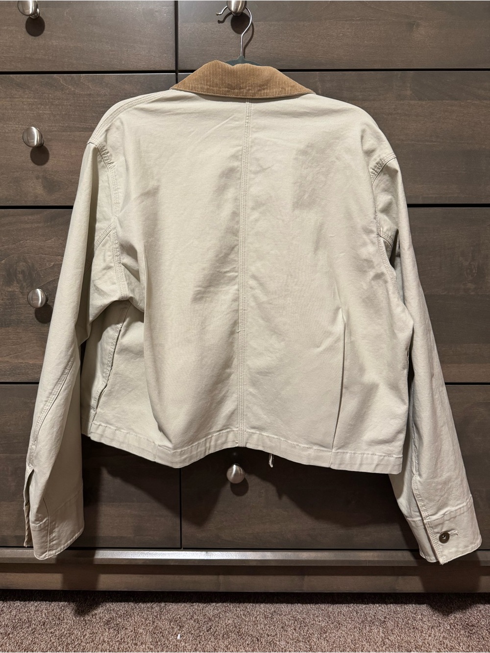 Uniqlo Zip-Up Short Jacket - Natural - Medium - Picture 3 of 4